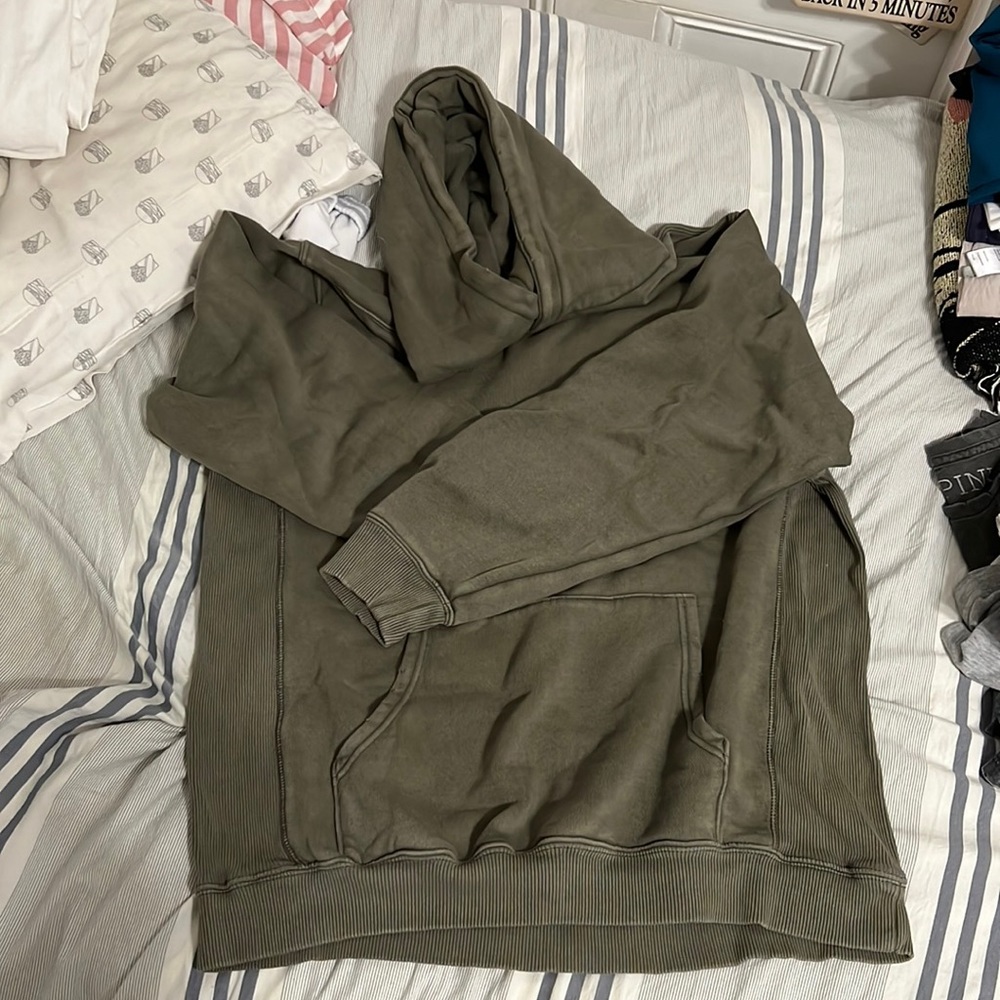 oversized distressed aerie hoodie
